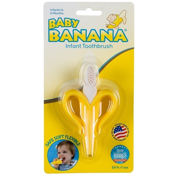 Gryzak Szczoteczka Treningowa - Yellow | Baby Banana