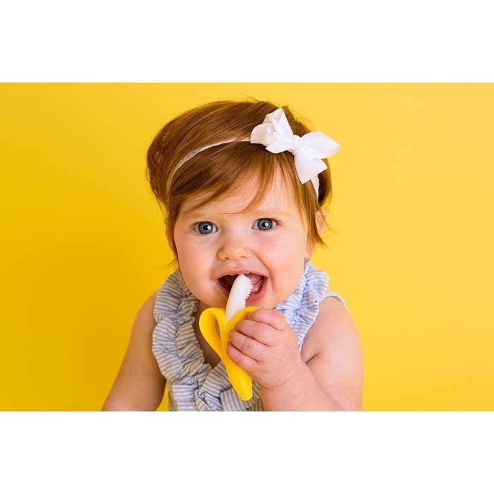 Gryzak Szczoteczka Treningowa - Yellow | Baby Banana