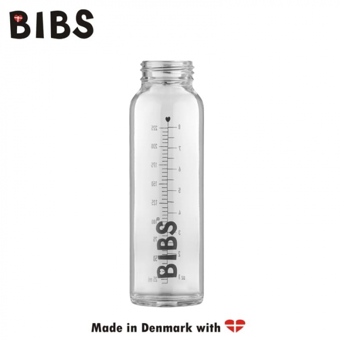 Antykolkowa Butelka Szklana dla Niemowląt 225 ml | BIBS