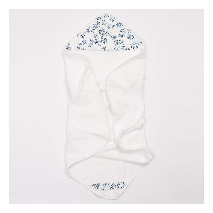 Bambusowy ręcznik niemowlęcy - Blue Meadow | BimBla
