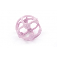 Silikonowa piłeczka gryzak Pastel Pink | Bo Jungle