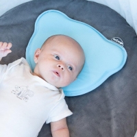 Poduszka ergonomiczna dla niemowląt - White Jersey | Bo Jungle