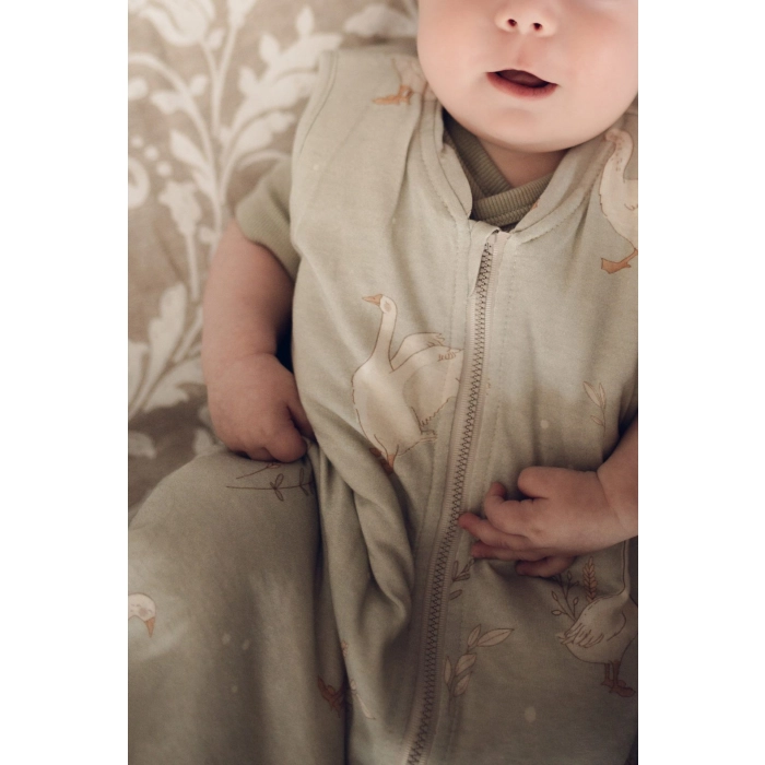 Śpiworek dla niemowlaka wiosenno-letni Happy Goose Olive 0-6m 1.5Tog | ColorStories