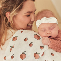 Pieluszki niemowlęce Hydrophlic Cotton - Peach 3pk | Jollein