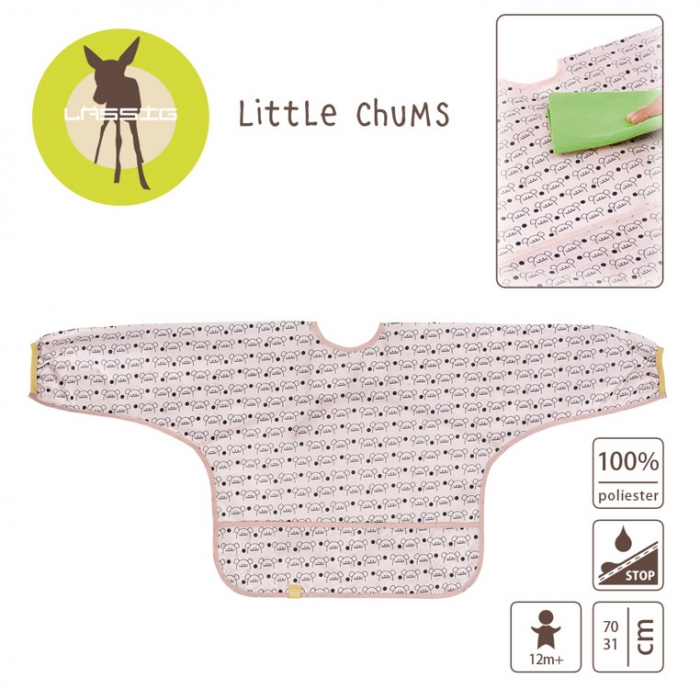 Śliniak z długim rękawem - Little Chums Mysz 12m+ | Lassig
