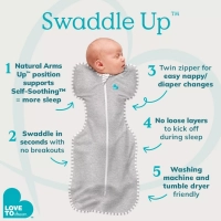Otulacz Swaddle UP - Piaskowy S 1.0Tog | Love To Dream