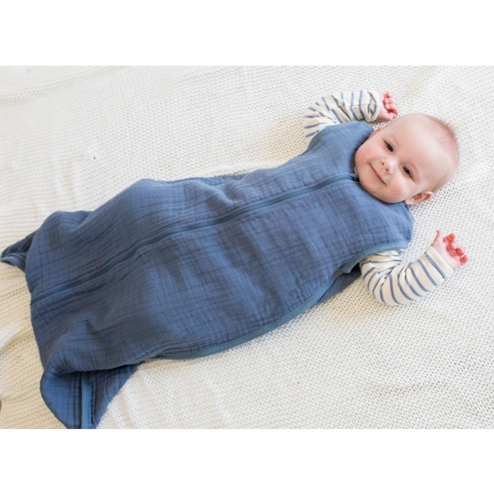 Śpiworek niemowlęcy Navy Night 0-6m 1.0 Tog | Lulujo