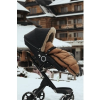 Śpiworek Do Wózka Premium Uni - Black 12-36m | Makaszka