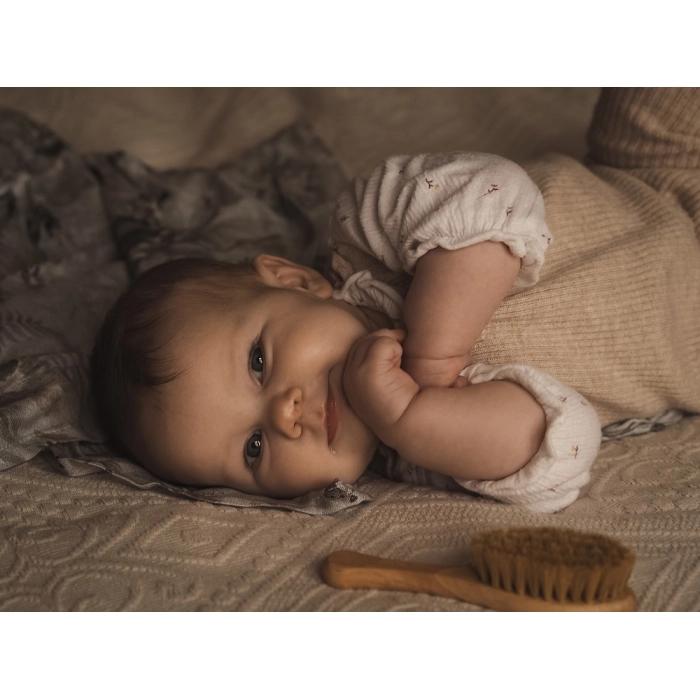 Szczotka na ciemieniuchę dla niemowląt | Makaszka