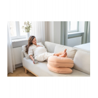 Poduszka Ciążowa Bawełna Organiczna - Morela | Poofi
