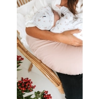 Wodoodporna poduszka do karmienia niemowląt HYGIENIC - Pudrowy | Poofi
