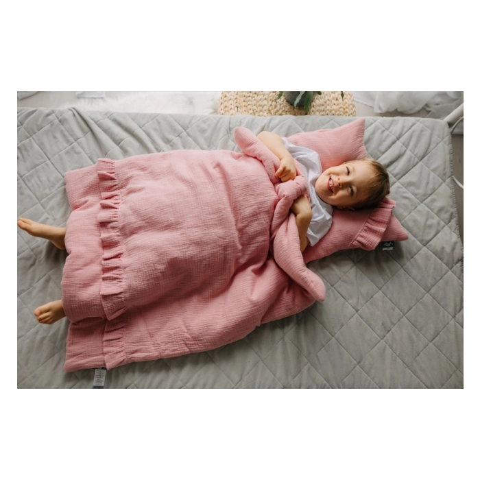 Pościel muślinowa dla niemowląt - Różowa | Pulp