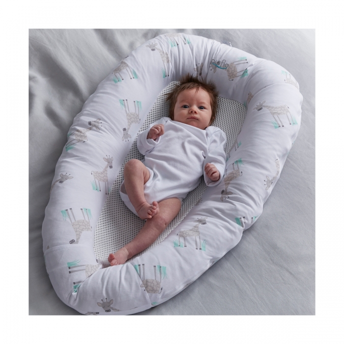 Oddychający materac do spania dla niemowląt - Żyrafy | PurFlo