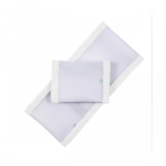 Oddychający ochraniacz do łóżeczka Pur Air - Soft White | PurFlo