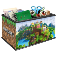 Puzzle 3D Szkatułka Minecraft 216 el | Ravensburger