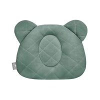 Poduszka z wglebieniem na glowke Royal Baby- Green | Sleepee