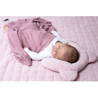 Bambusowy kocyk Ultra Soft - Baby Pink 80x100cm | Sleepee