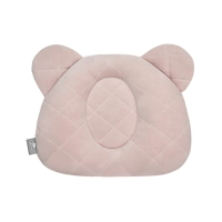 Poduszka z wglebieniem na glowke Royal Baby- Pink | Sleepee