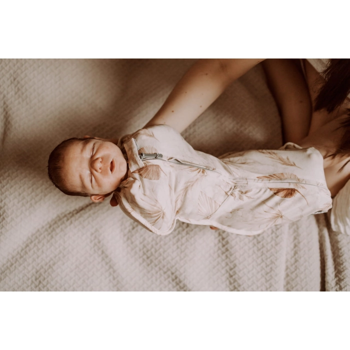 Otulacz niemowlęcy First Step + Czapeczka - Bohemian Botanic | Sleepee