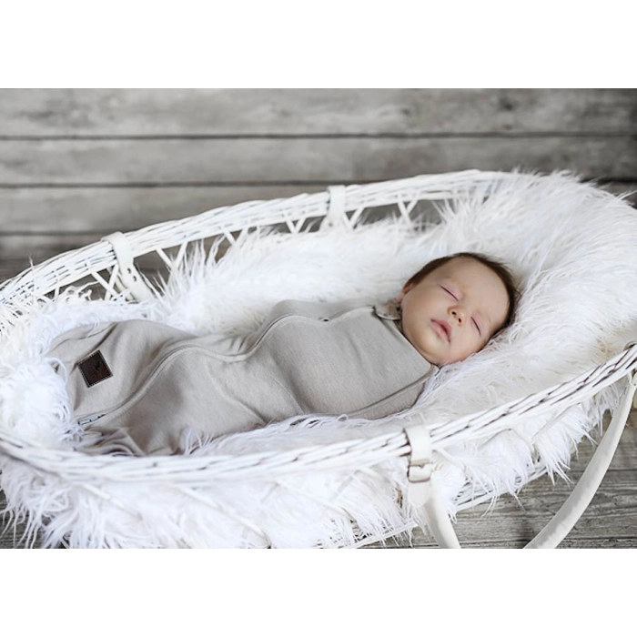 Otulacz niemowlęcy First Step Melanżowy Beż | Sleepee