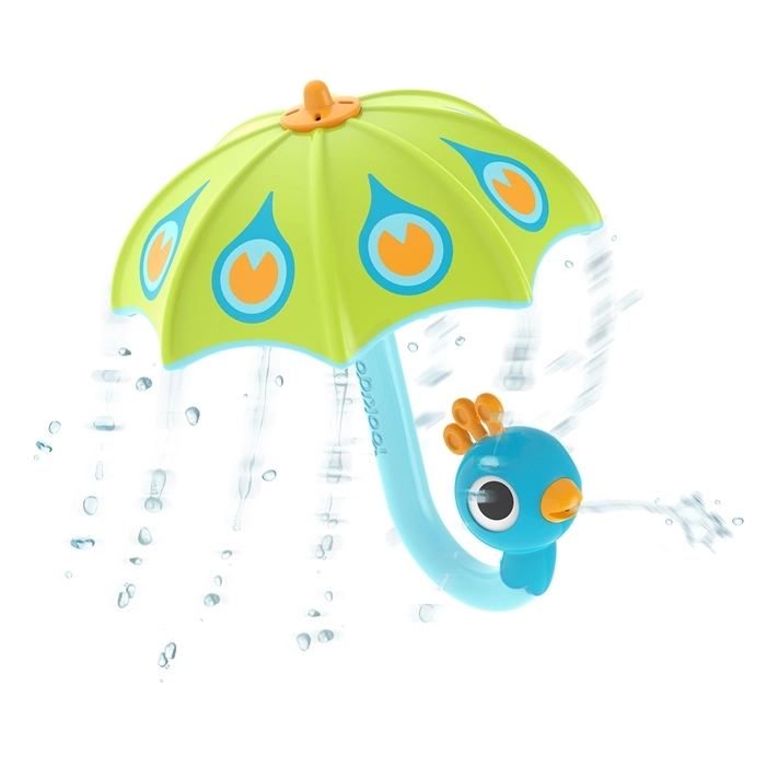 Zabawka do Kąpieli Deszczowa Parasolka Paw Green | Yookidoo