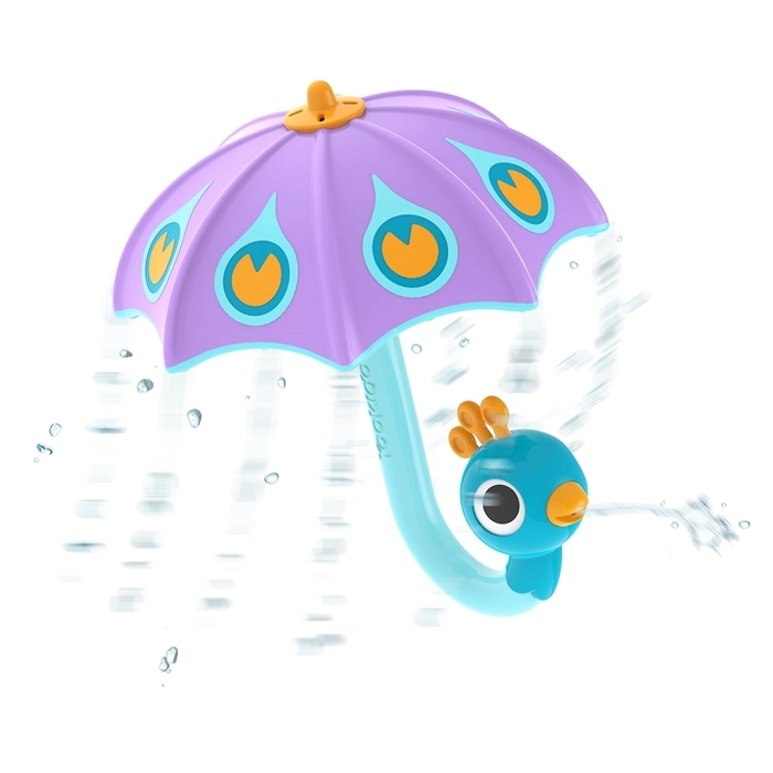 Zabawka do Kąpieli Deszczowa Parasolka Paw Purple | Yookidoo