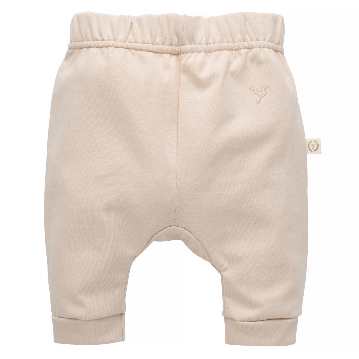 Spodnie niemowlęce z bawełny organicznej - SUNNY BEIGE | Yosoy