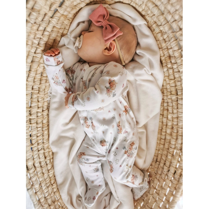 Pajac niemowlęcy z bawełny organicznej - ROE DEER | Yosoy