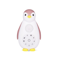 Usypianka Bluetooth z lampką nocną Pingwin Pink ZOE | Zazu