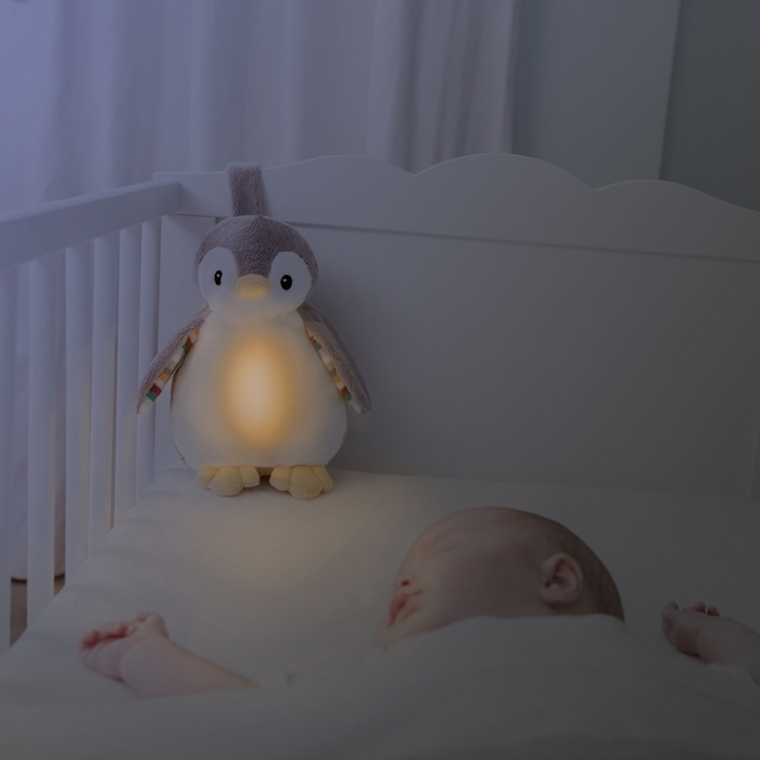 Szumiąca przytulanka Pingwin PHOEBE z lampką | Zazu