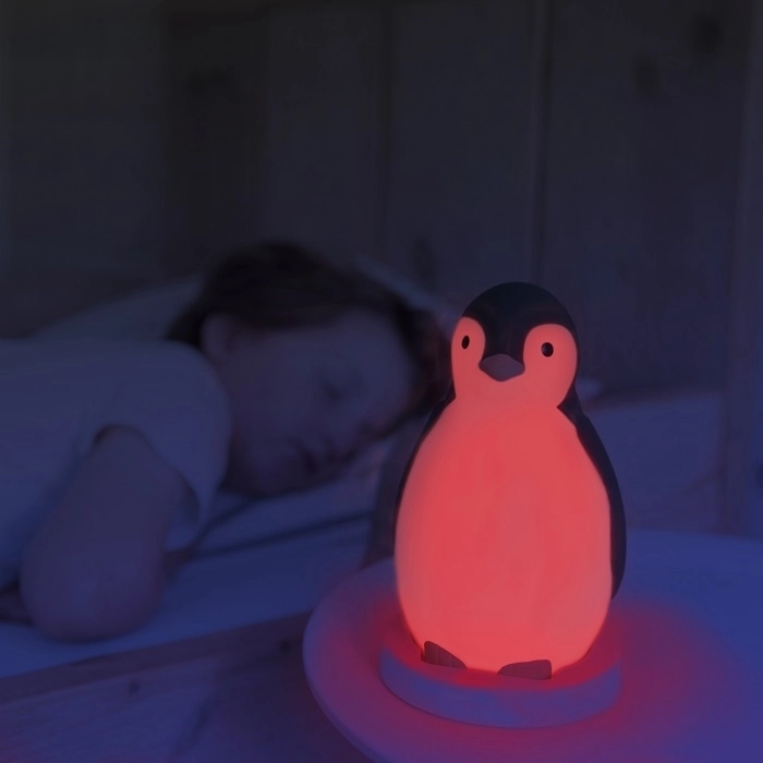 Trener Snu i lampka nocna Pingwin PAM - Pink | Zazu